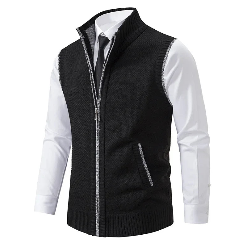 Chaleco de Punto con Cremallera para Hombre | King Billion | Cálido y Casual
