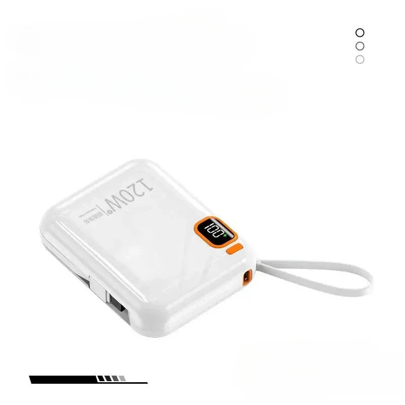 Power Bank 120W 50000mAh Carga Rápida Portátil 2 en 1