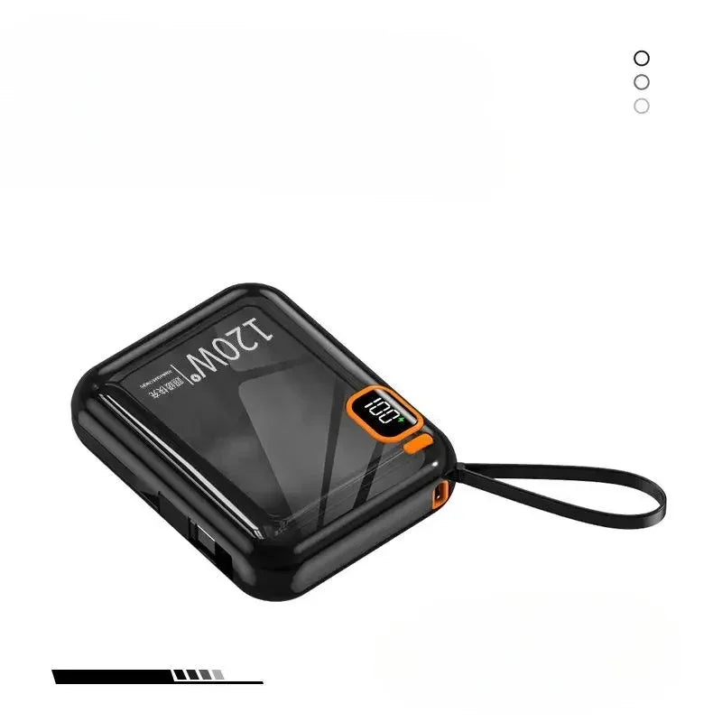 Power Bank 120W 50000mAh Carga Rápida Portátil 2 en 1