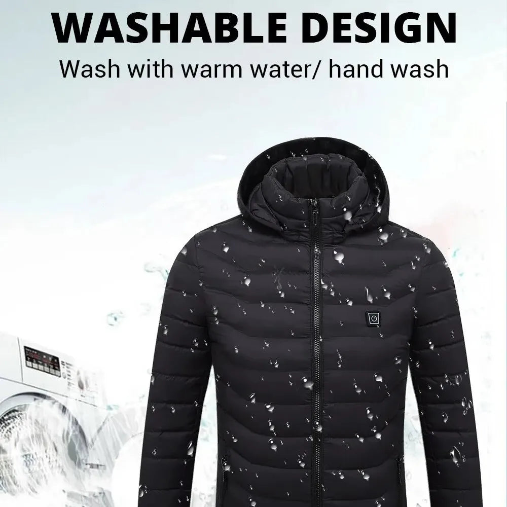 Chaqueta Calefactable 21 Zonas Hombre/Mujer LEOSOXS - Invierno Térmica USB