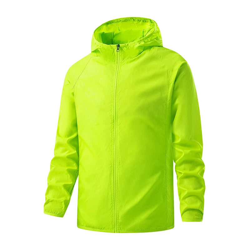 Chaqueta Impermeable LNGXO: Cortavientos Solar para Senderismo y Camping - Corporación Turística