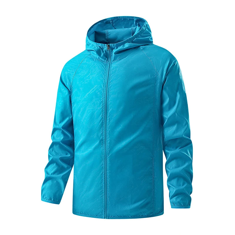 Chaqueta Impermeable LNGXO: Cortavientos Solar para Senderismo y Camping - Corporación Turística