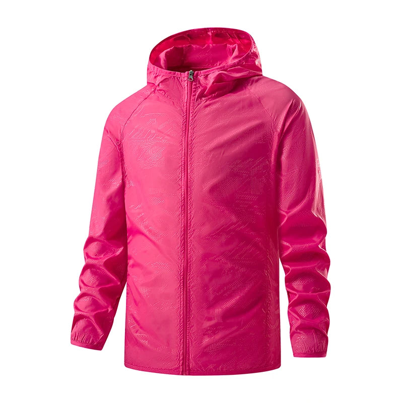 Chaqueta Impermeable LNGXO: Cortavientos Solar para Senderismo y Camping - Corporación Turística