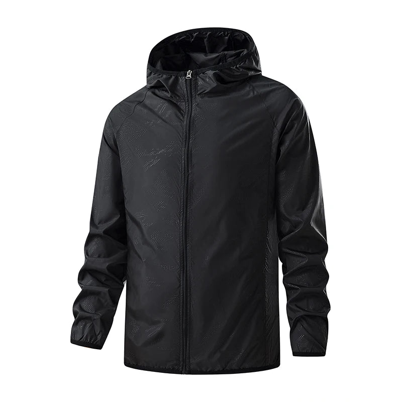 Chaqueta Impermeable LNGXO: Cortavientos Solar para Senderismo y Camping - Corporación Turística