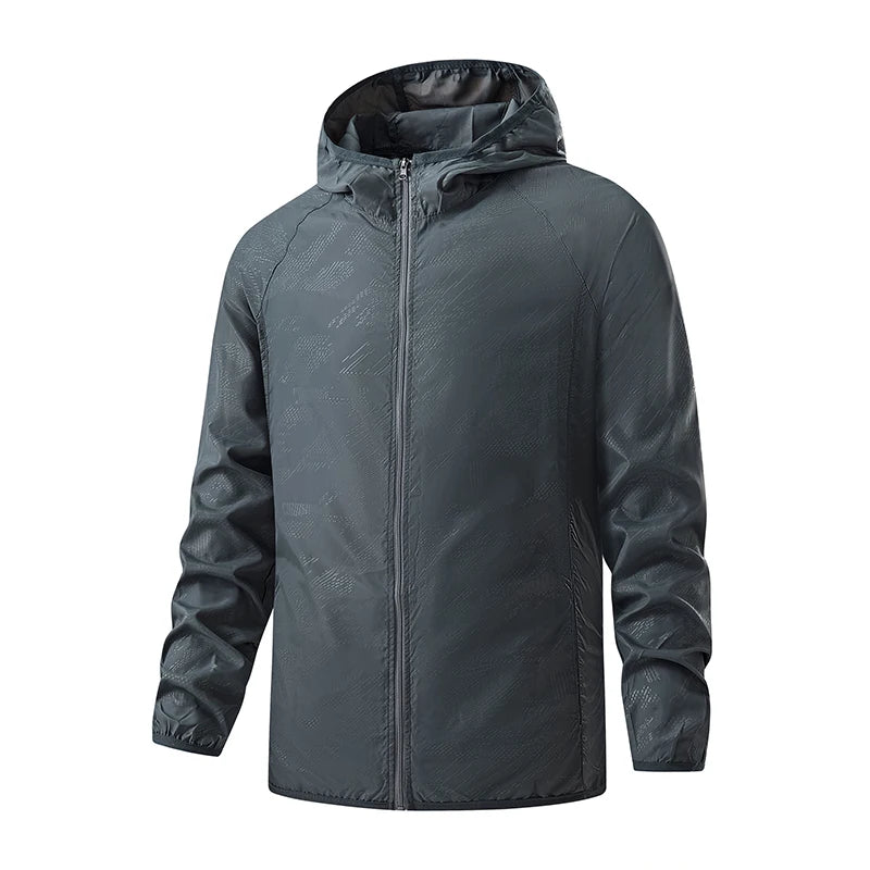 Chaqueta Impermeable LNGXO: Cortavientos Solar para Senderismo y Camping - Corporación Turística