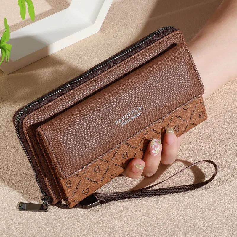 Cartera Piel Sintética Hombre MADLEY Doble Capa RFID - Elegante y Funcional - Corporación Turística