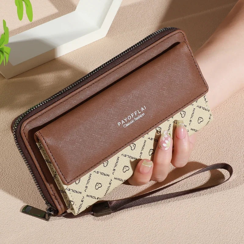 Cartera Piel Sintética Hombre MADLEY Doble Capa RFID - Elegante y Funcional - Corporación Turística