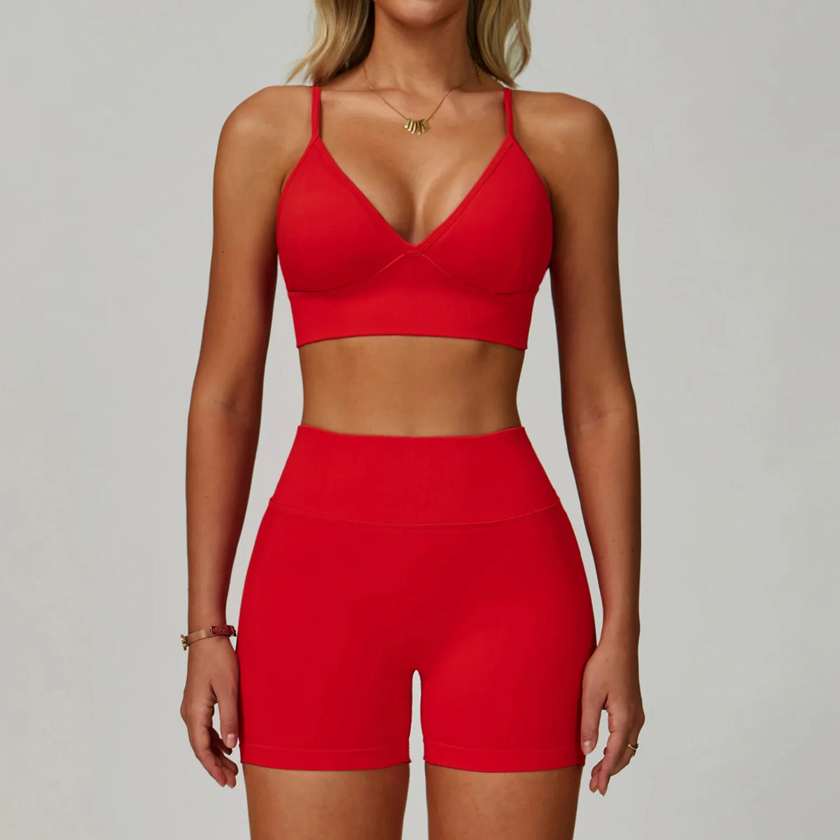 Conjunto Yoga Mujer MIketi: Leggings y Top Fitness sin Costuras - Corporación Turística