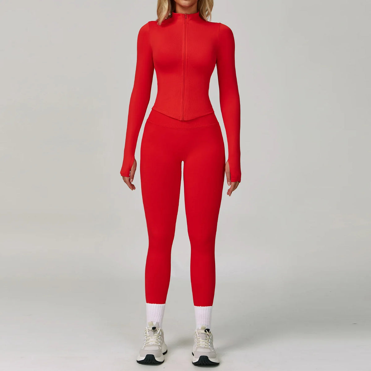 Conjunto Yoga Mujer MIketI Sin Costuras - Transpirable y Elástico - Corporación Turística