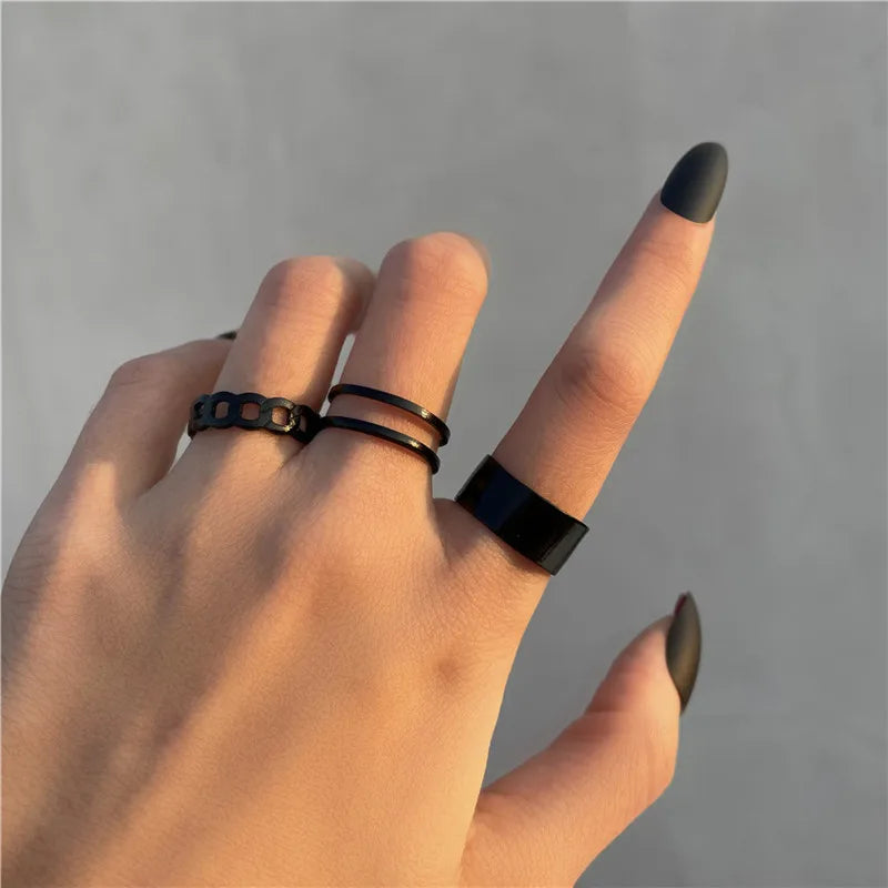 Conjunto Anillos Bohemios Circon Dorados Mujer | Modyle | Regalos Boda - Corporación Turística