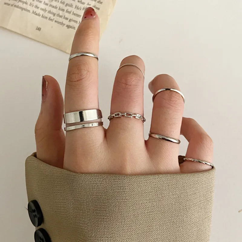 Conjunto Anillos Bohemios Circon Dorados Mujer | Modyle | Regalos Boda - Corporación Turística