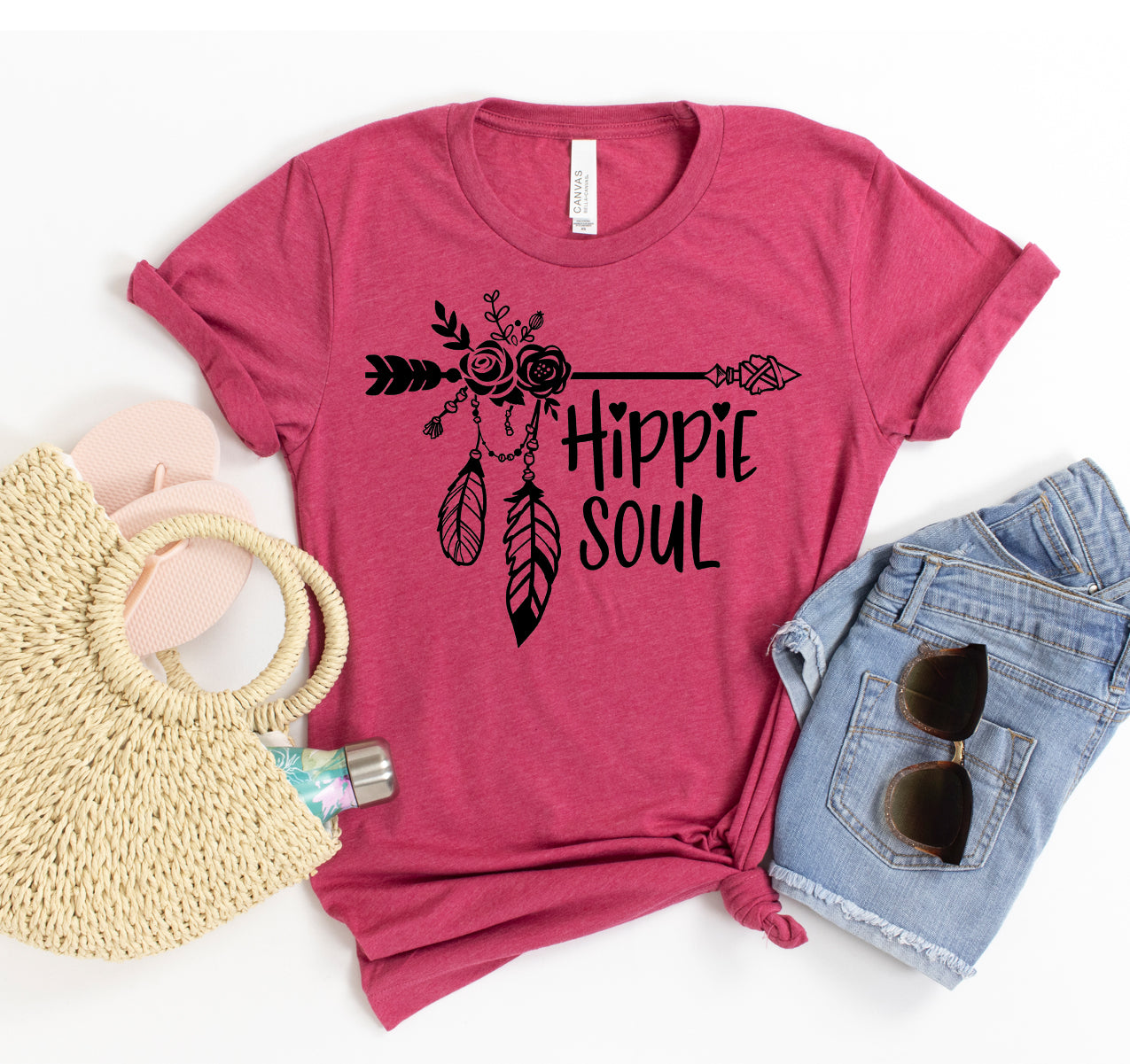 Camiseta Alma Hippie DC-Printliss - Algodón Suave Unisex