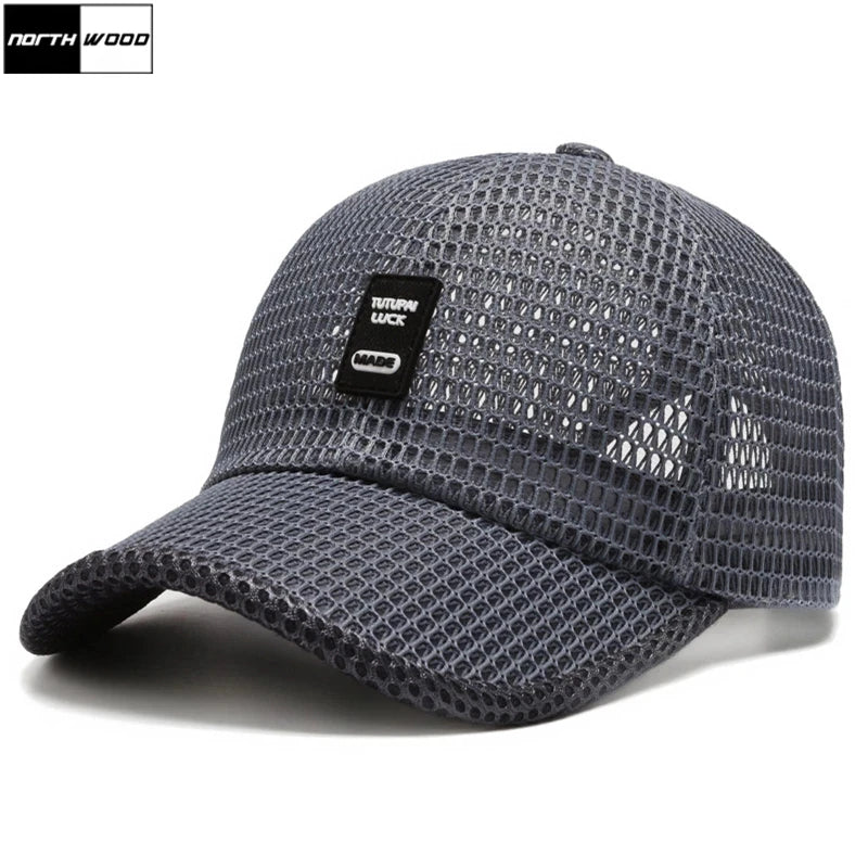 [NORTHWOOD] Gorra Malla Verano Hombre - Transpirable y Ajustable - Corporación Turística
