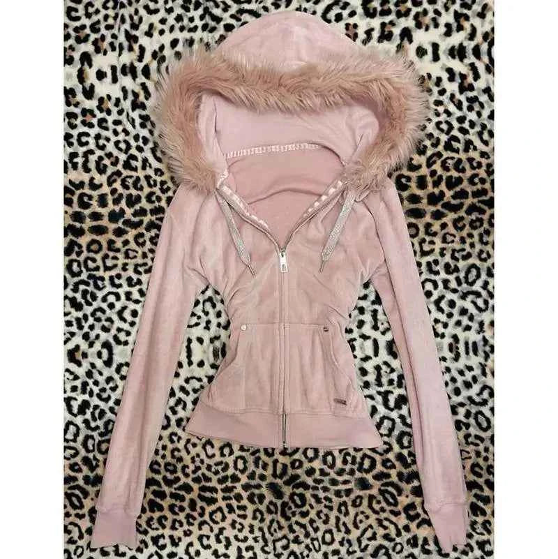 Black Nowsaa women's punk hoodie sweatshirt with vintage urban style and attached hood, casual and trendy for everyday wear.