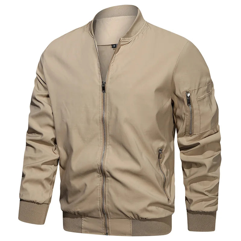Chaqueta Bomber Hombre ReFire Gear: Ligera y Moderna para Primavera/Otoño - Corporación Turística