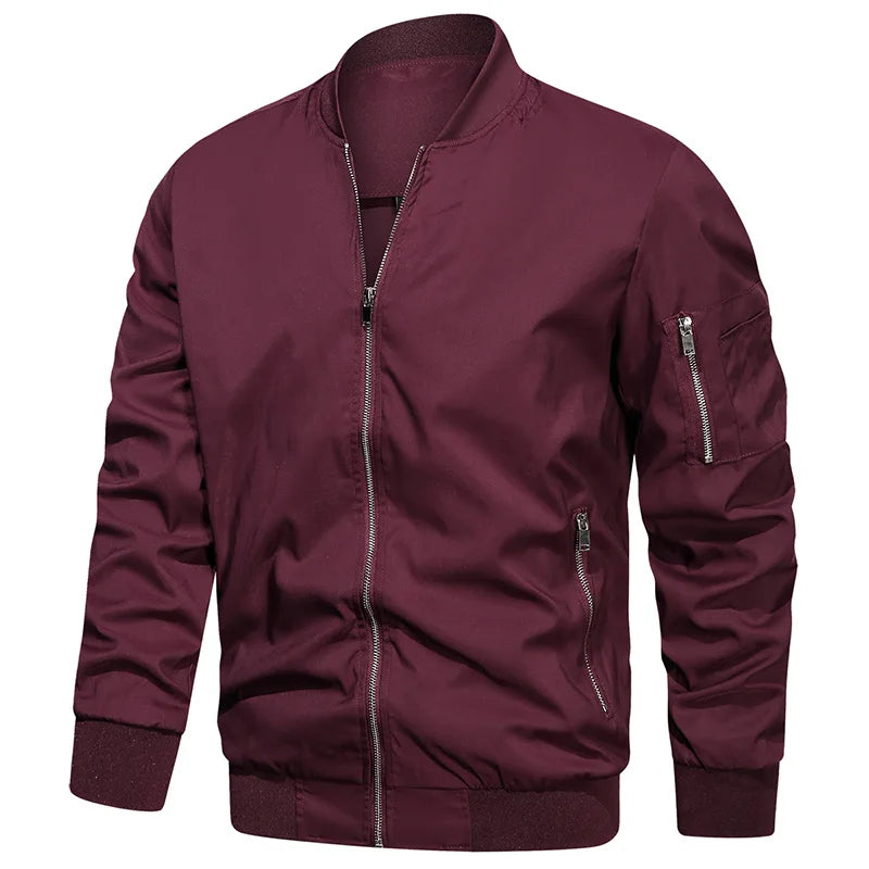 Chaqueta Bomber Hombre ReFire Gear: Ligera y Moderna para Primavera/Otoño - Corporación Turística