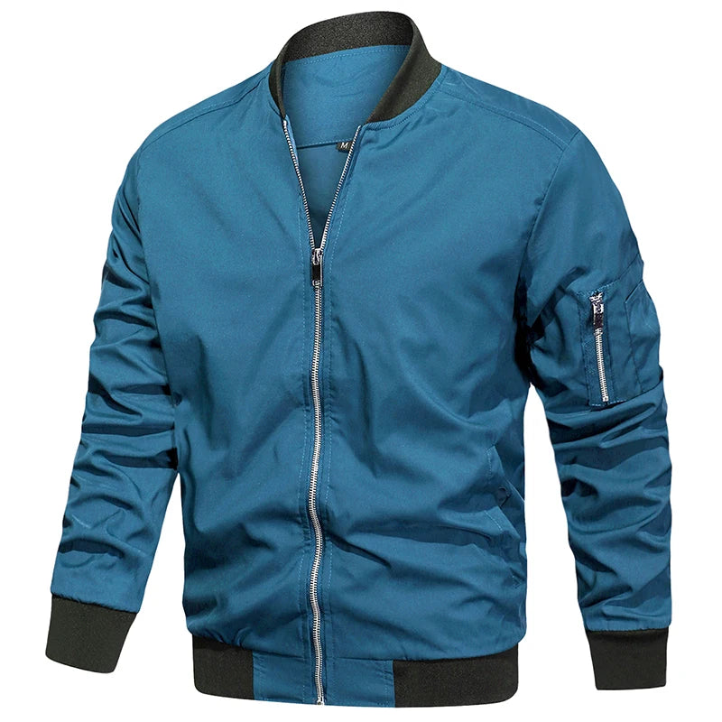 Chaqueta Bomber Hombre ReFire Gear: Ligera y Moderna para Primavera/Otoño - Corporación Turística