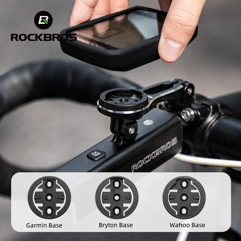 Soporte Bicicleta ROCKBROS Extensión Aleación Aluminio para GPS - Corporación Turística