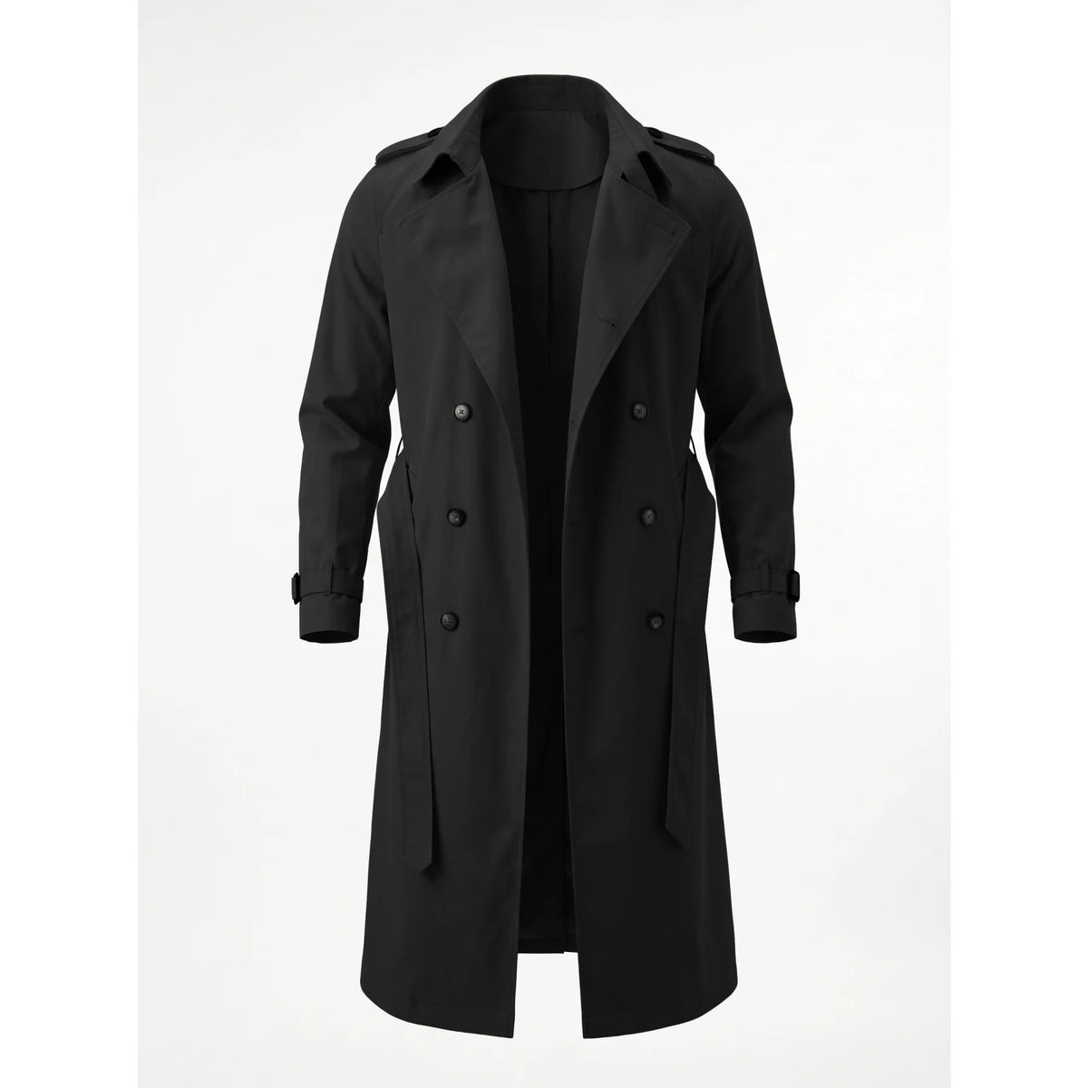 Gabardina Hombre RVHSWDS: Cortavientos Primavera/Otoño, Senderismo Casual Largo