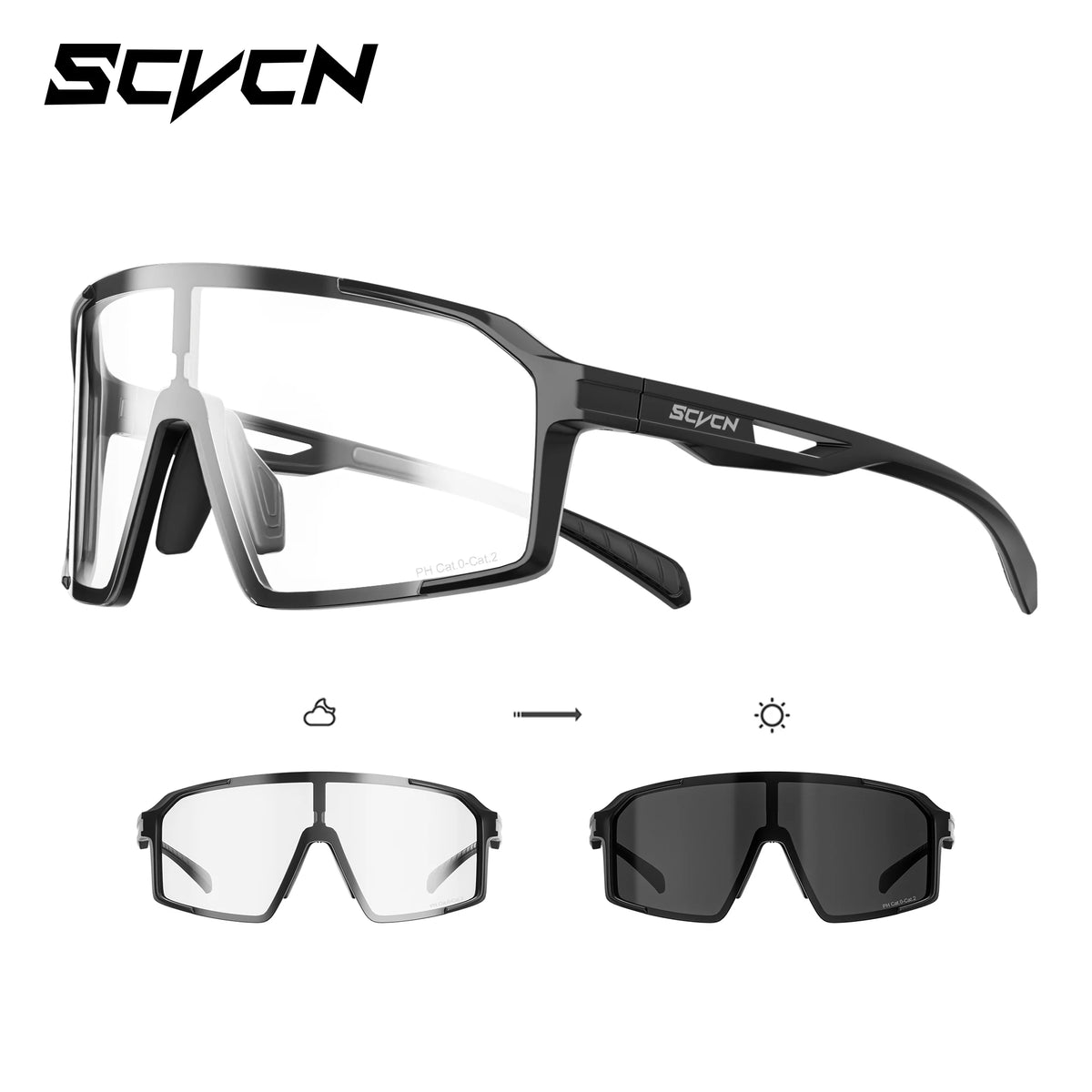 Gafas Fotocromáticas SCVCN Ciclismo Hombre Mujer UV400 Deportivas - Corporación Turística