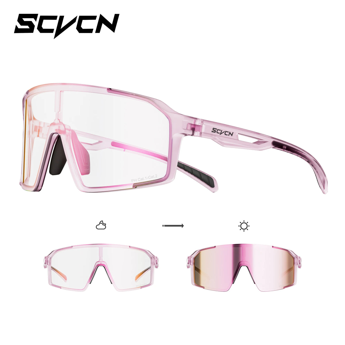 Gafas Fotocromáticas SCVCN Ciclismo Hombre Mujer UV400 Deportivas - Corporación Turística