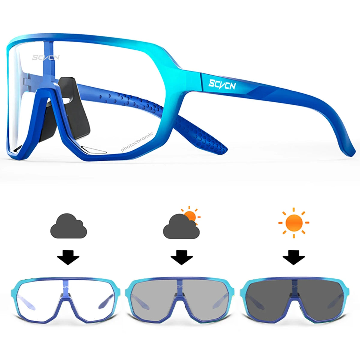 Gafas de Sol SCVCN UV400 para Deporte y Ciclismo | Lujo Polarizado - Corporación Turística