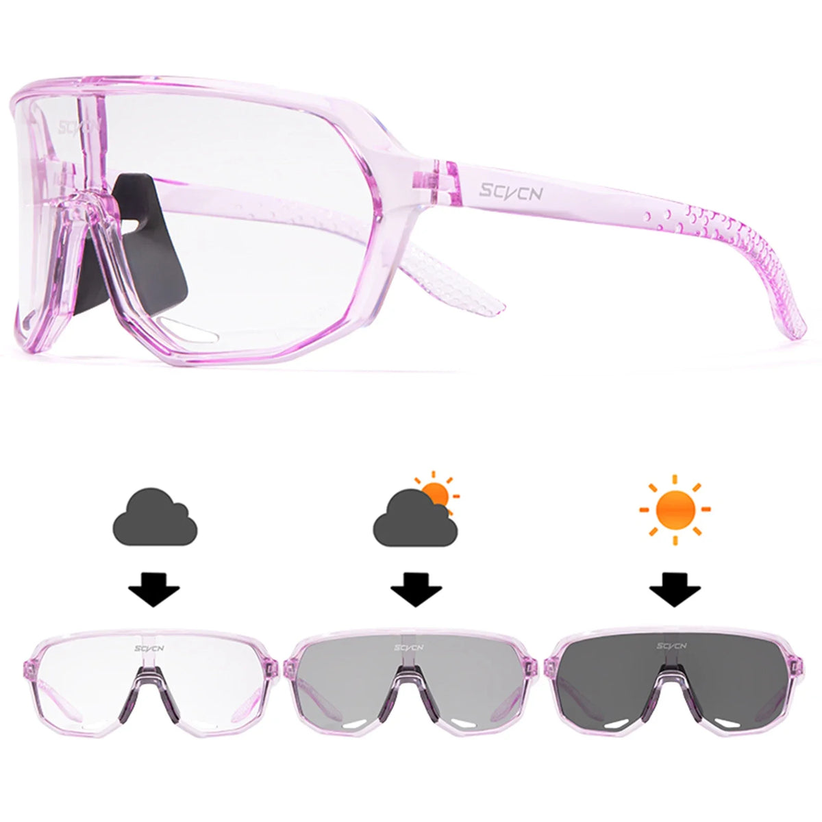 Gafas de Sol SCVCN UV400 para Deporte y Ciclismo | Lujo Polarizado - Corporación Turística