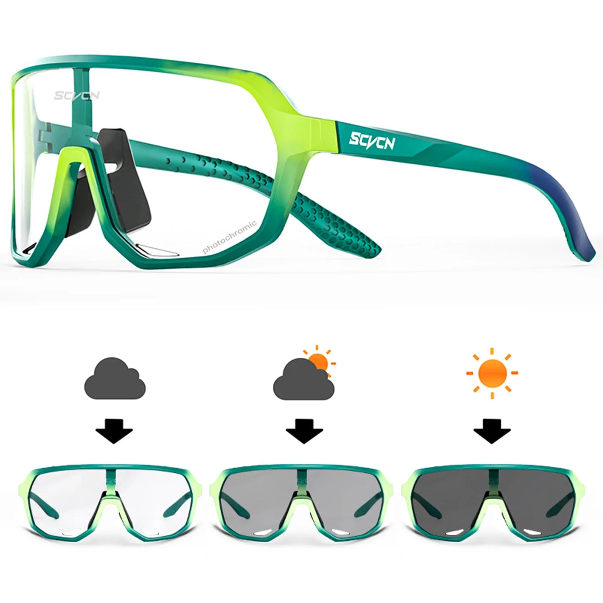 Gafas de Sol SCVCN UV400 para Deporte y Ciclismo | Lujo Polarizado - Corporación Turística