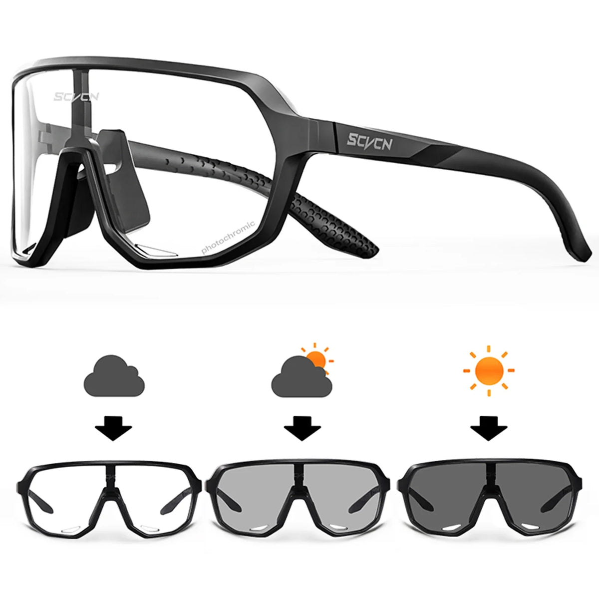 Gafas de Sol SCVCN UV400 para Deporte y Ciclismo | Lujo Polarizado - Corporación Turística