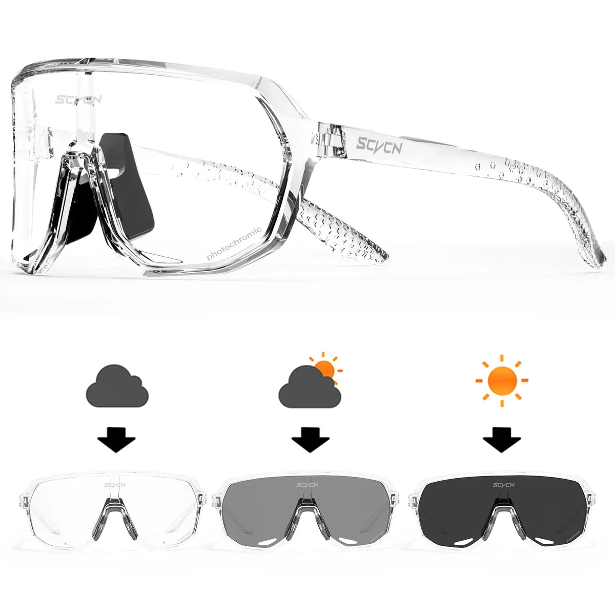 Gafas de Sol SCVCN UV400 para Deporte y Ciclismo | Lujo Polarizado - Corporación Turística