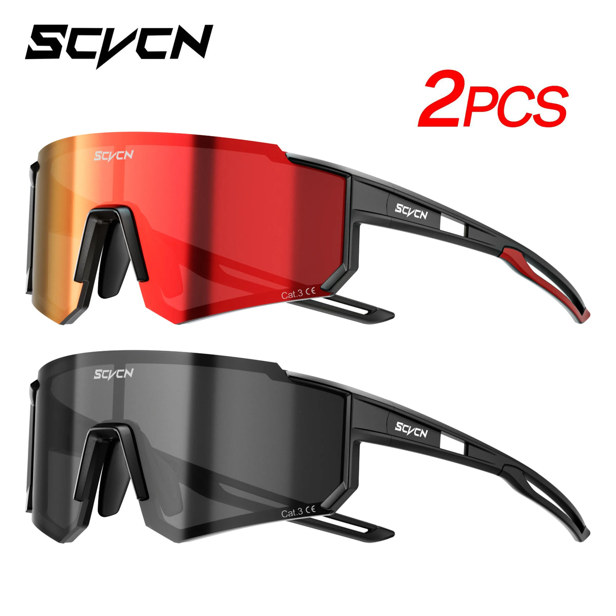 Gafas Ciclismo SCVCN UV400 Deportivas Montaña Hombre Mujer - Corporación Turística