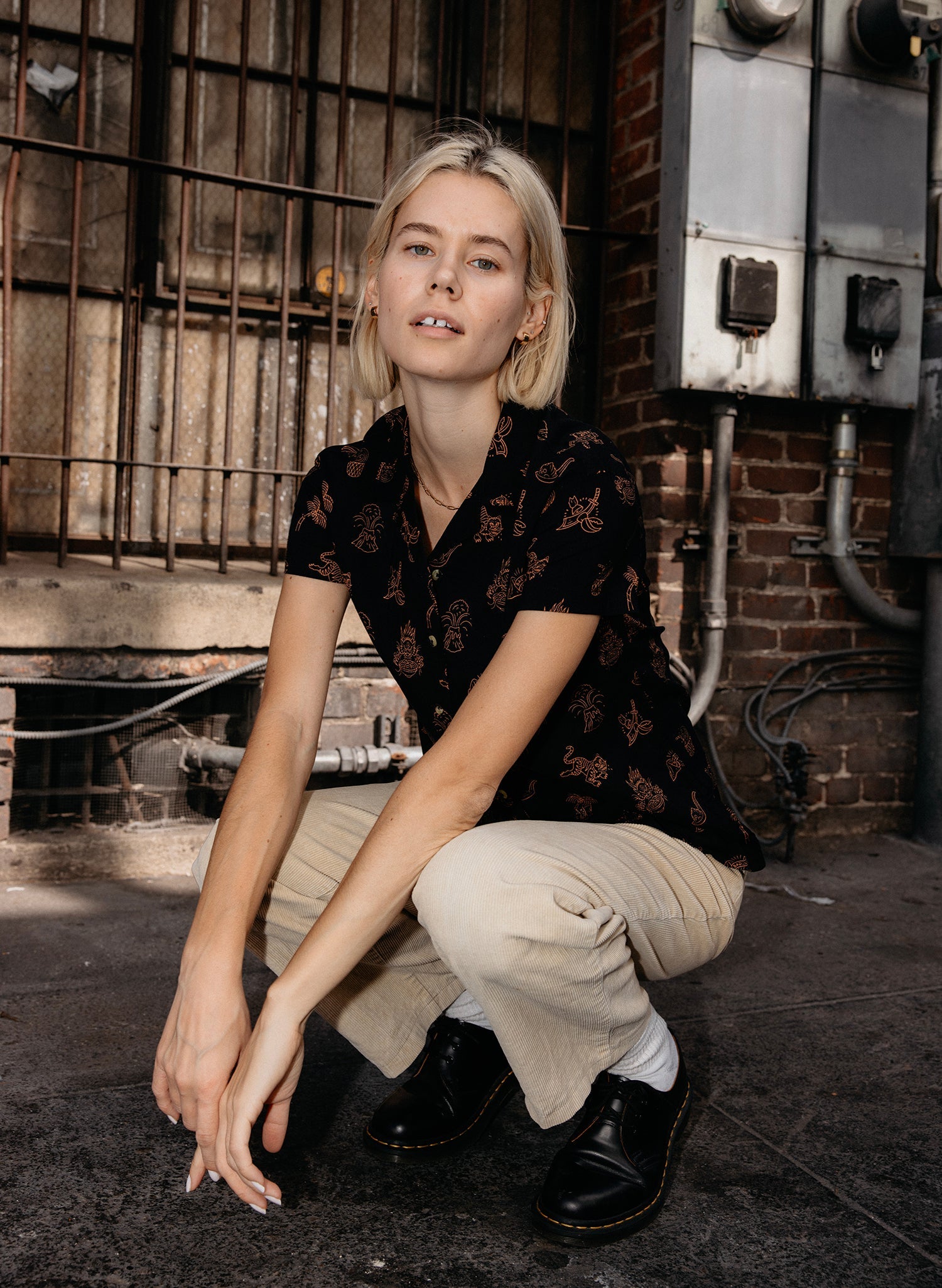 Spicy Noods Button-Up