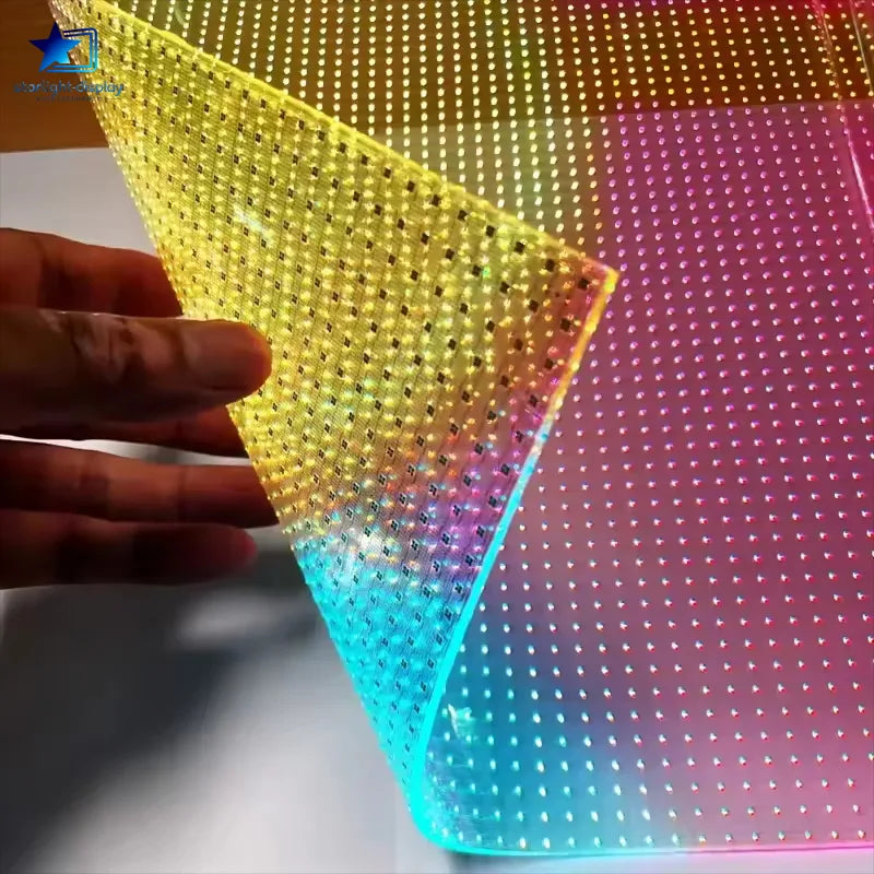 Pantalla LED Transparente Starlight-display 1500-6500cd/㎡ - Alto Brillo