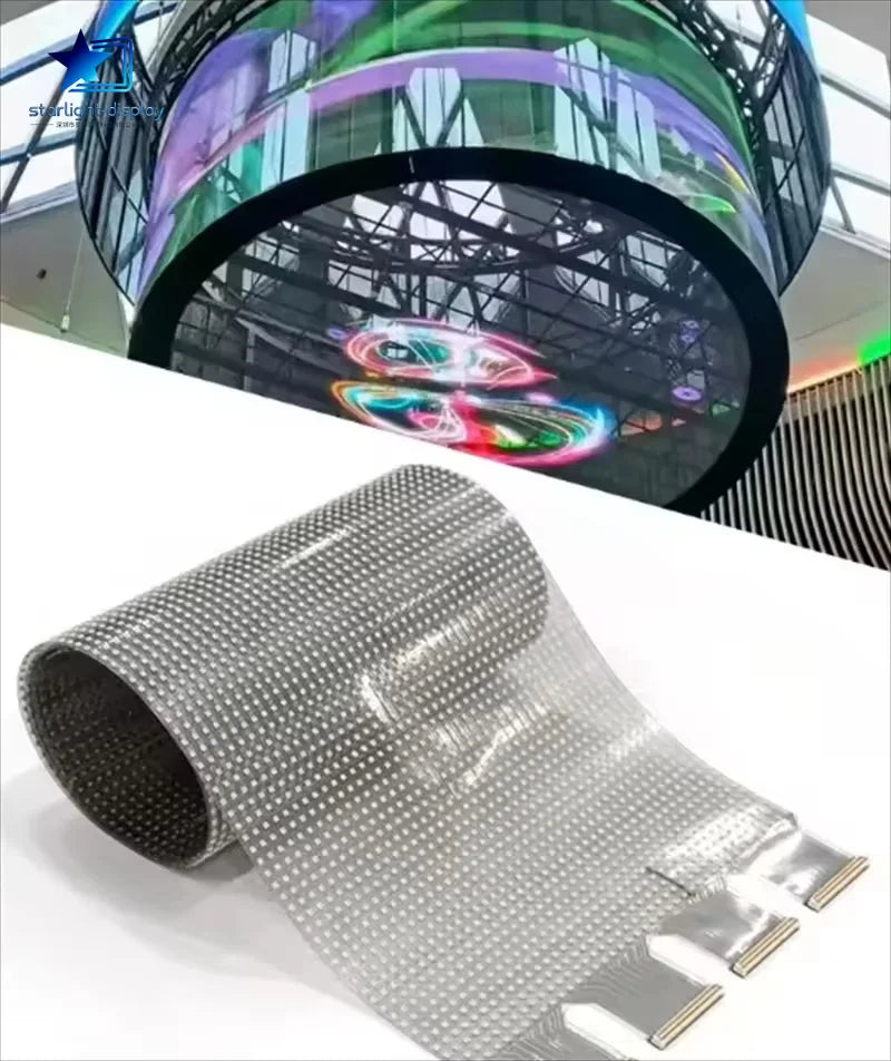 Pantalla LED Transparente Starlight-display 1500-6500cd/㎡ - Alto Brillo