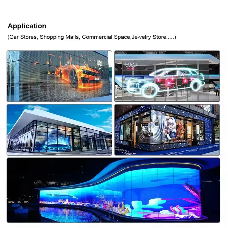 Pantalla LED Transparente Starlight-display 1500-6500cd/㎡ - Alto Brillo