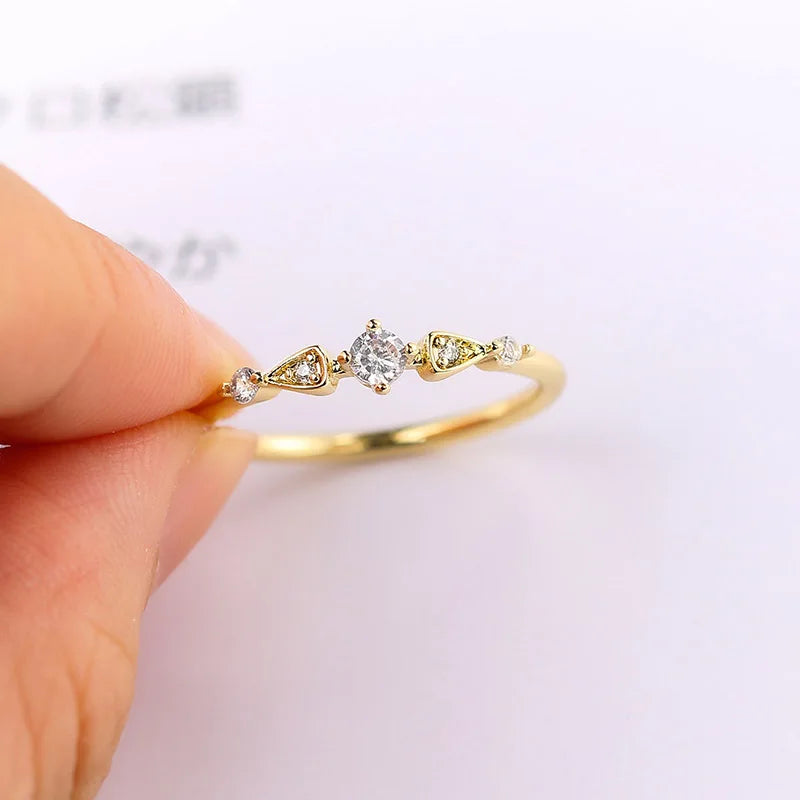Anillos Mariposa y Sirena Ajustables Mujer | StoneAge | Baño Oro 14K - Corporación Turística