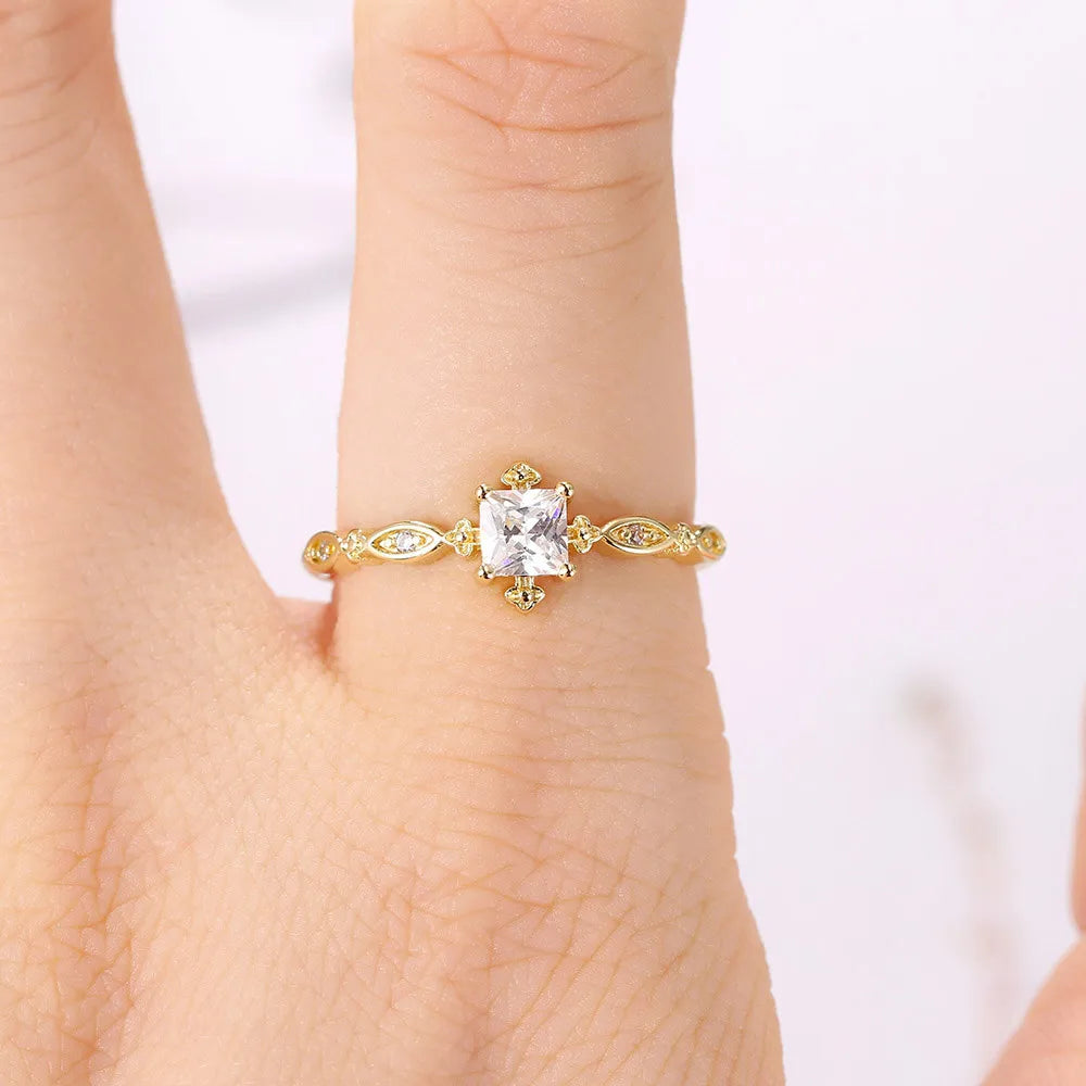 Anillos Mariposa y Sirena Ajustables Mujer | StoneAge | Baño Oro 14K - Corporación Turística