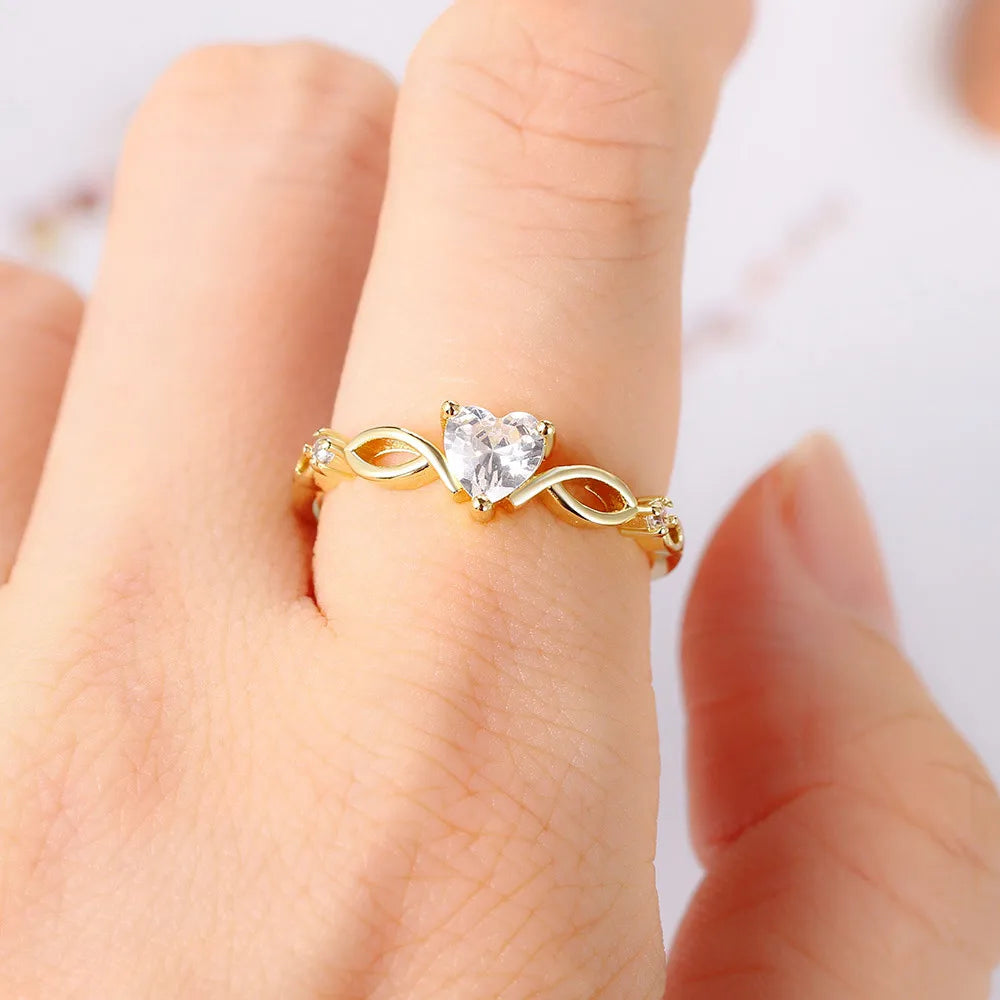 Anillos Mariposa y Sirena Ajustables Mujer | StoneAge | Baño Oro 14K - Corporación Turística
