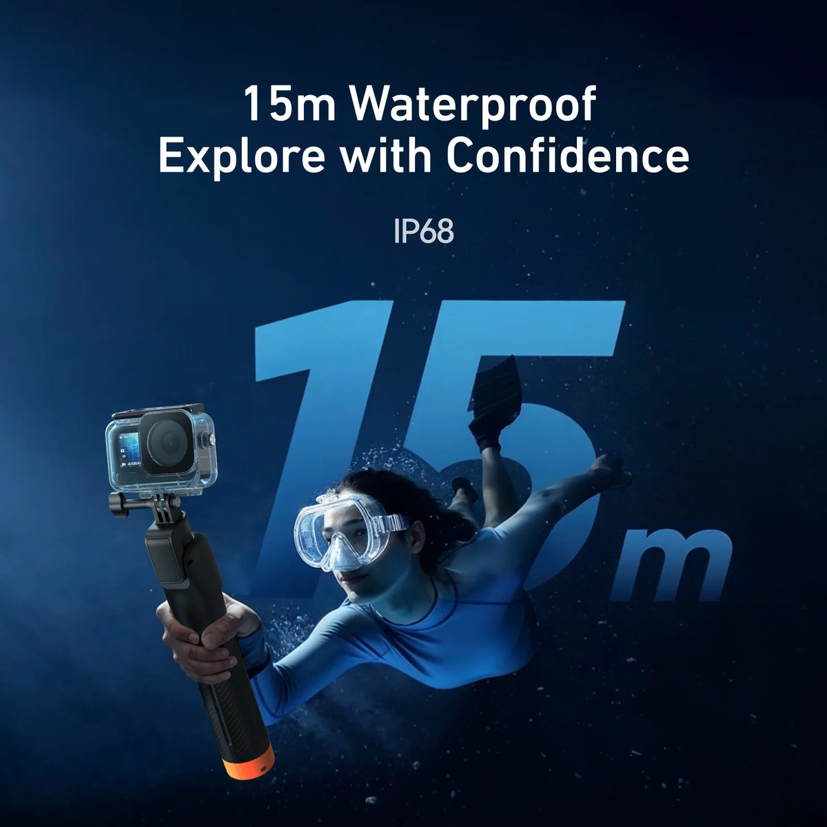 Control Buceo TELESIN para DJI OSMO Action: Palo Selfie Flotante + Trípode - Corporación Turística