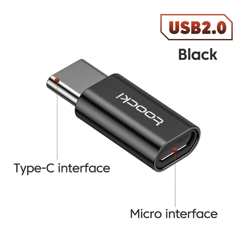 Adaptador USB 3.0 Toocki Tipo C a USB OTG para Macbook Xiaomi