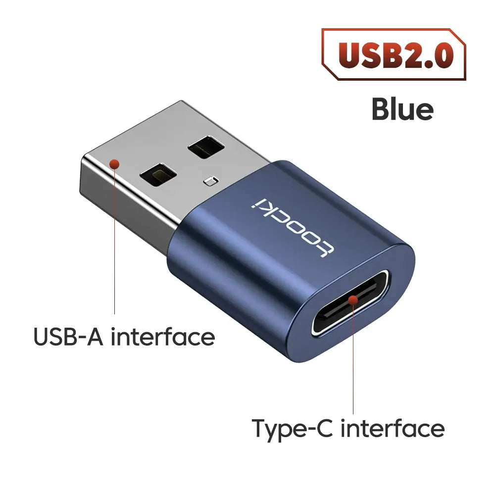Adaptador USB 3.0 Toocki Tipo C a USB OTG para Macbook Xiaomi