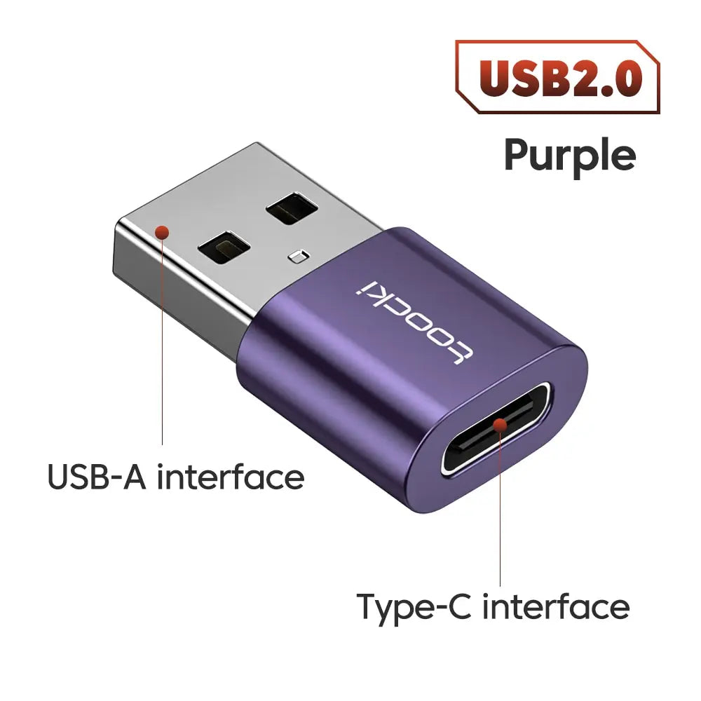Adaptador USB 3.0 Toocki Tipo C a USB OTG para Macbook Xiaomi
