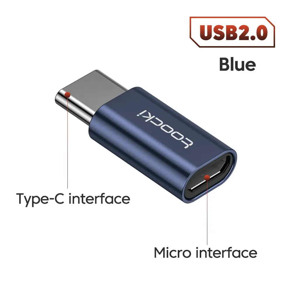 Adaptador USB 3.0 Toocki Tipo C a USB OTG para Macbook Xiaomi