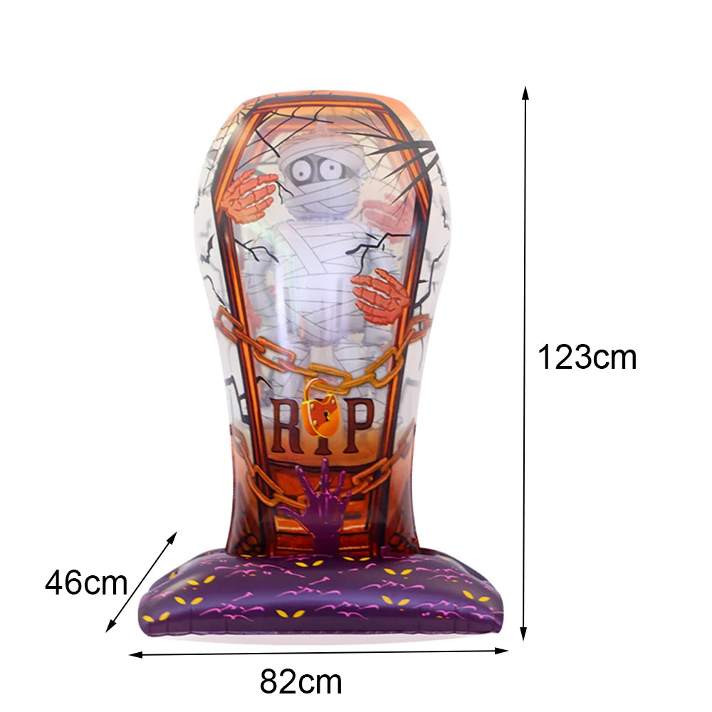 Globo Esqueleto Gigante Calavera Terror Halloween Foil Inflable
