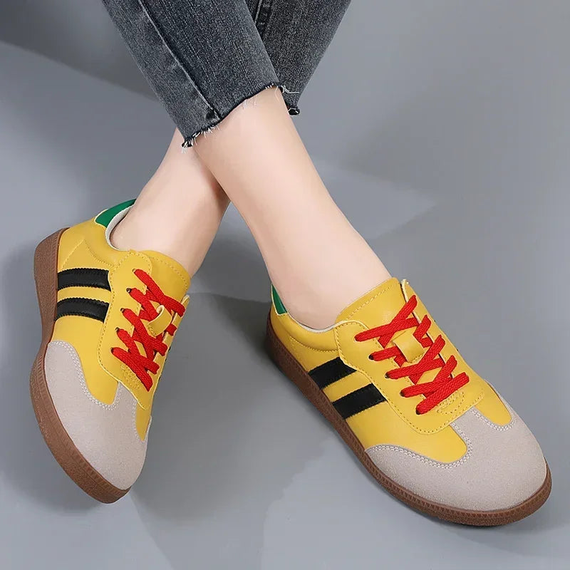 Zapatillas Mujer YUYIN: Moda Primavera, Plataforma Blanca - Corporación Turística