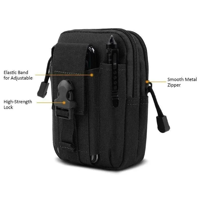 Riñonera Táctica Nylon Hombre Impermeable Multifunción ZHZH