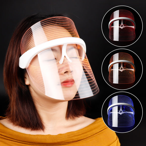 7 Color-USB Recharge Mascarilla Luz LED SPA Tratamiento by malltor sold by malltor