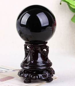 new 100mm diameter ball 8,ball and stand Bola de Obsidiana by malltor sold by malltor