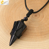Blue Sand Colgantes De Cristal Cuarzo Negro by malltor sold by malltor