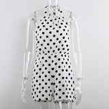 White Jumpsuit Mono Casual by malltor sold by malltor